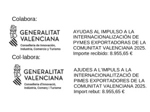 Subvención Conselleria Industria