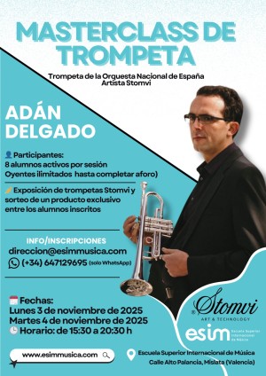 Masterclass Adán Delgado ESIM Valencia